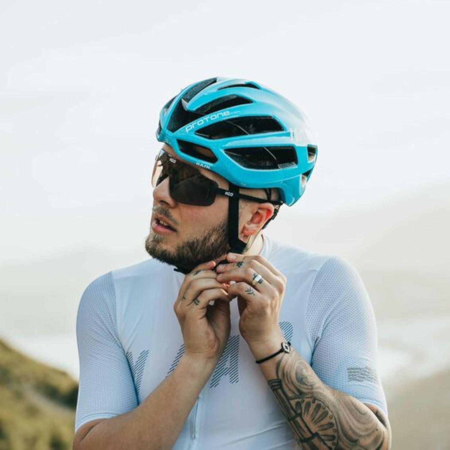 imageKASK Protone Icon Bike Helmet I Aerodynamic Road Cycling Mountain Biking ampamp Cyclocross HelmetRed