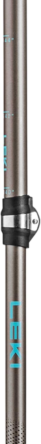 imageLEKI Cressida FX Carbon Collapsible Lightweight Walking Poles for Trekking ampamp HikingBrownLightblueMetallic