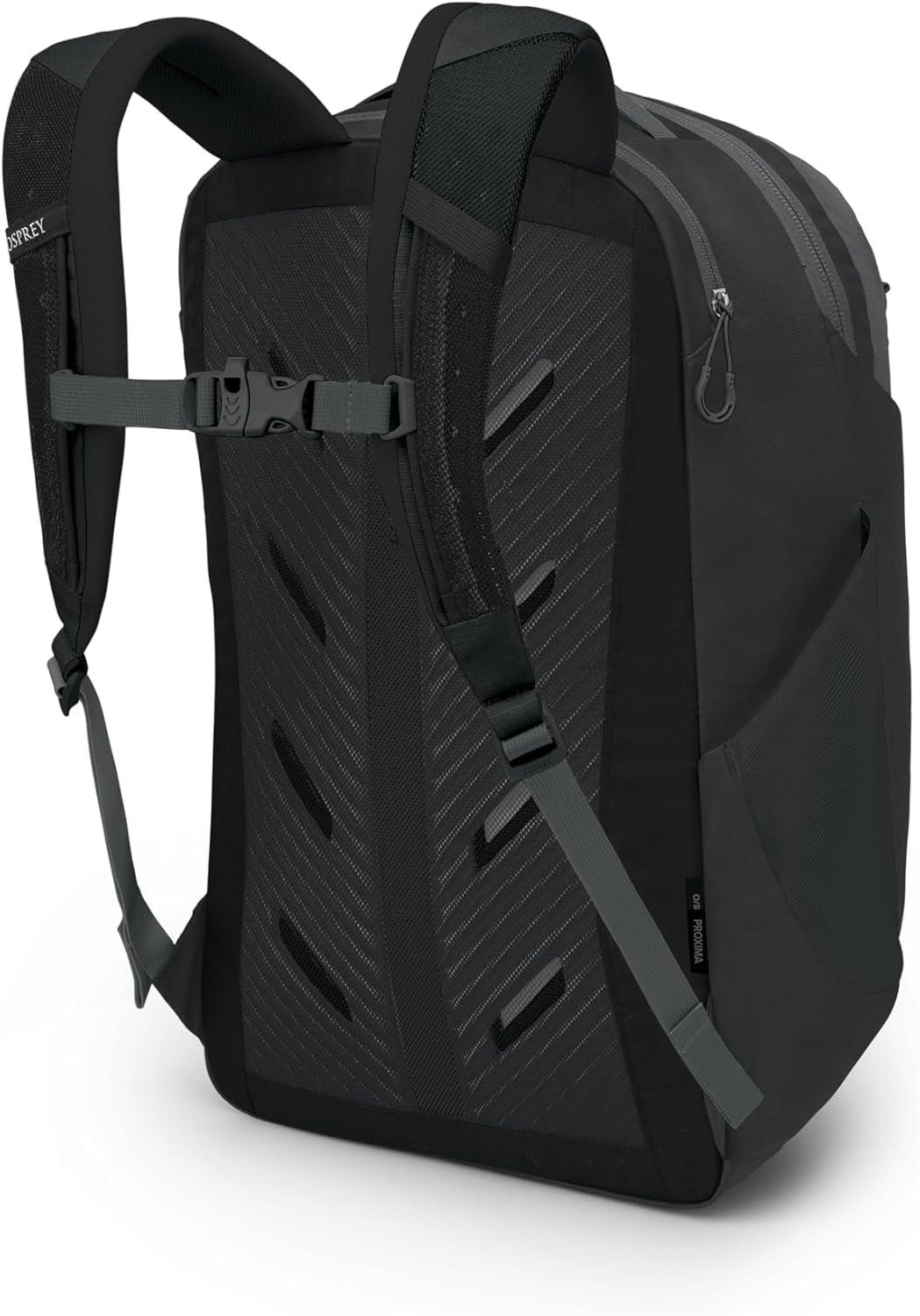 imageOsprey Proxima 30L Campus Laptop Backpack Organized Everyday Pack with Tech Storage Water Bottle Pockets and Comfortable Carry Perfect for School Commute and Travel BlackBlackCoal Grey