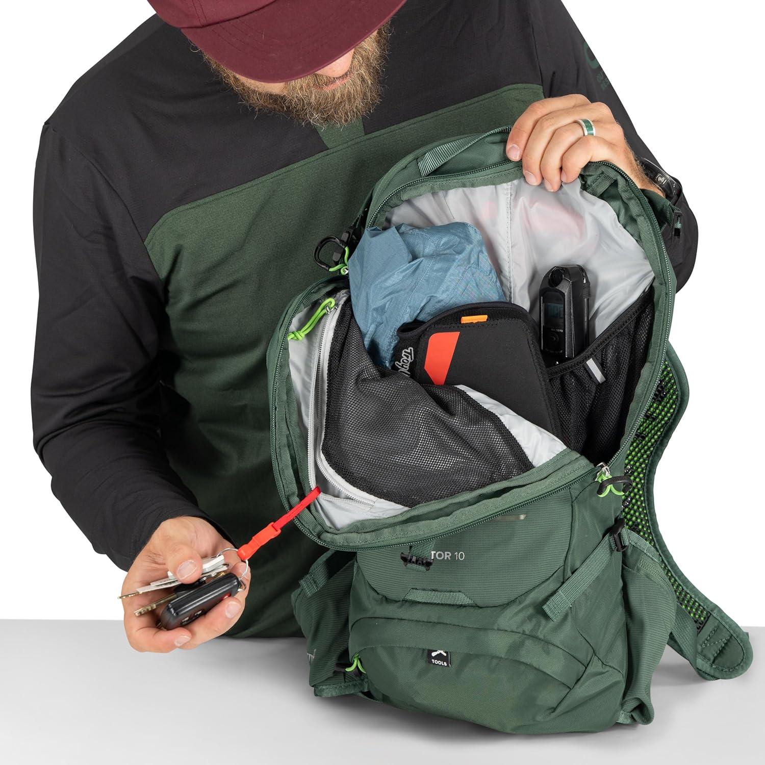 imageOsprey Raptor 10L Mens Biking Backpack with Hydraulics ReservoirPostal Blue