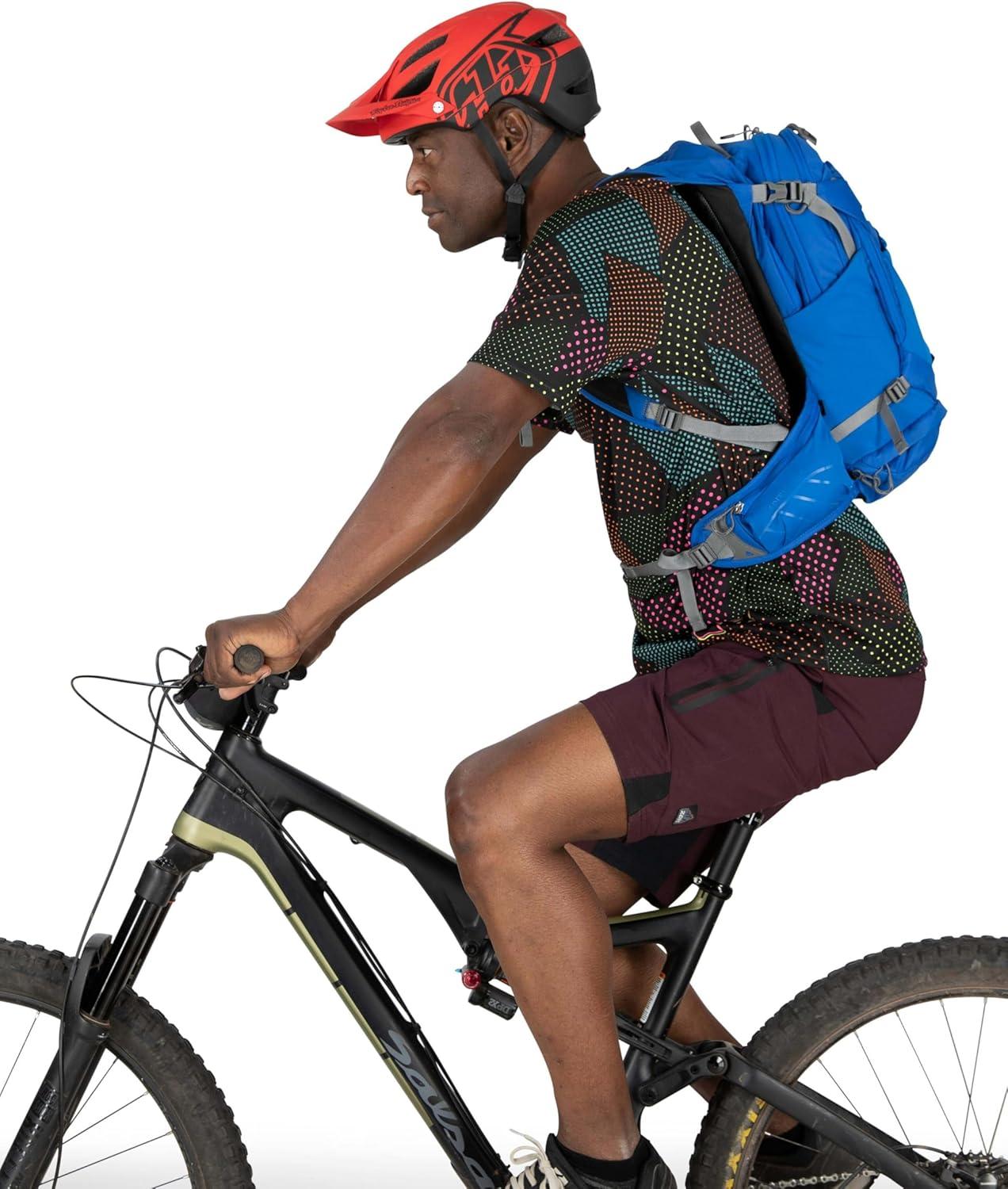 imageOsprey Raptor 10L Mens Biking Backpack with Hydraulics ReservoirPostal Blue