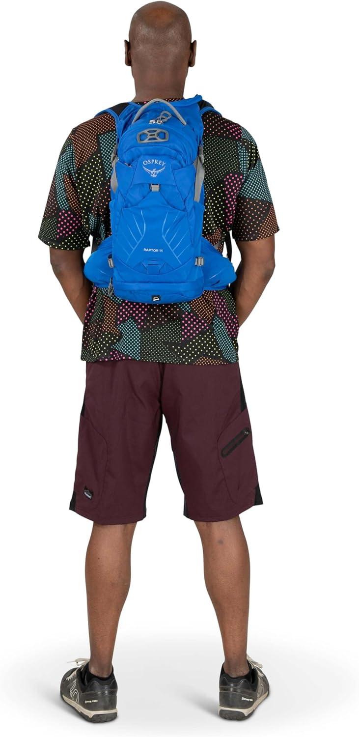 imageOsprey Raptor 10L Mens Biking Backpack with Hydraulics ReservoirPostal Blue