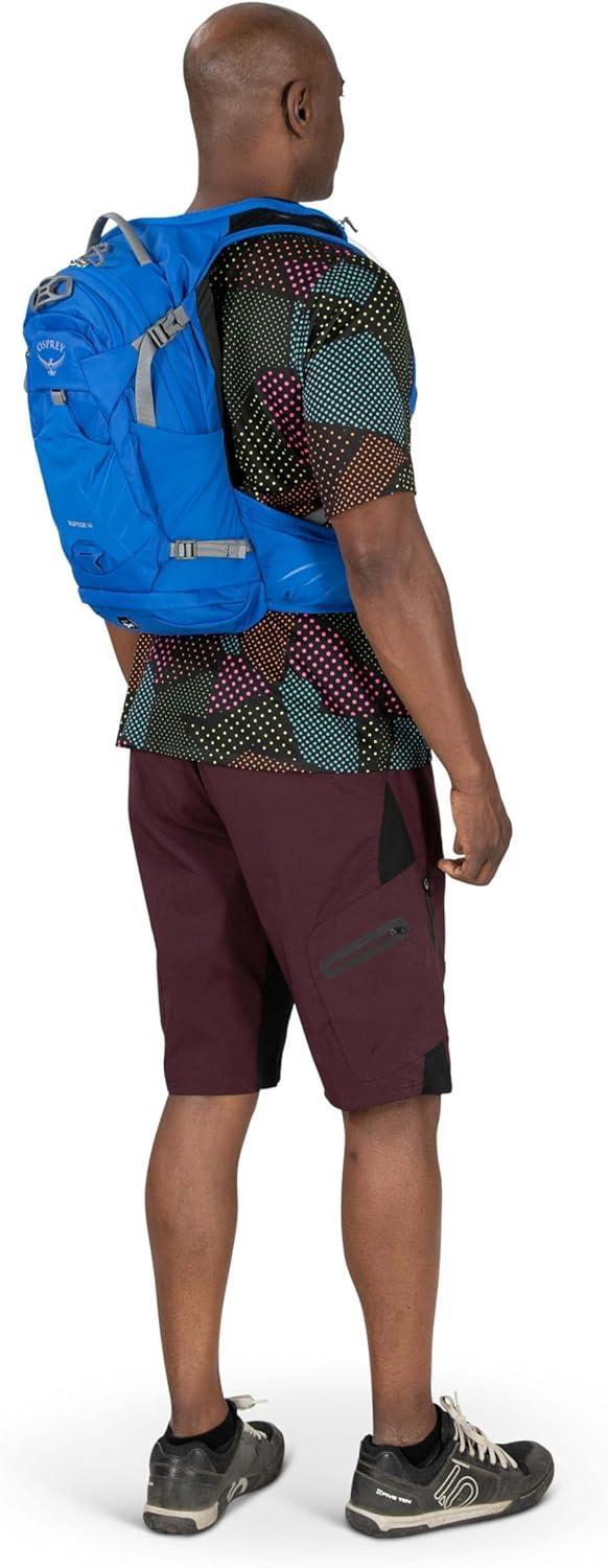 imageOsprey Raptor 10L Mens Biking Backpack with Hydraulics ReservoirPostal Blue