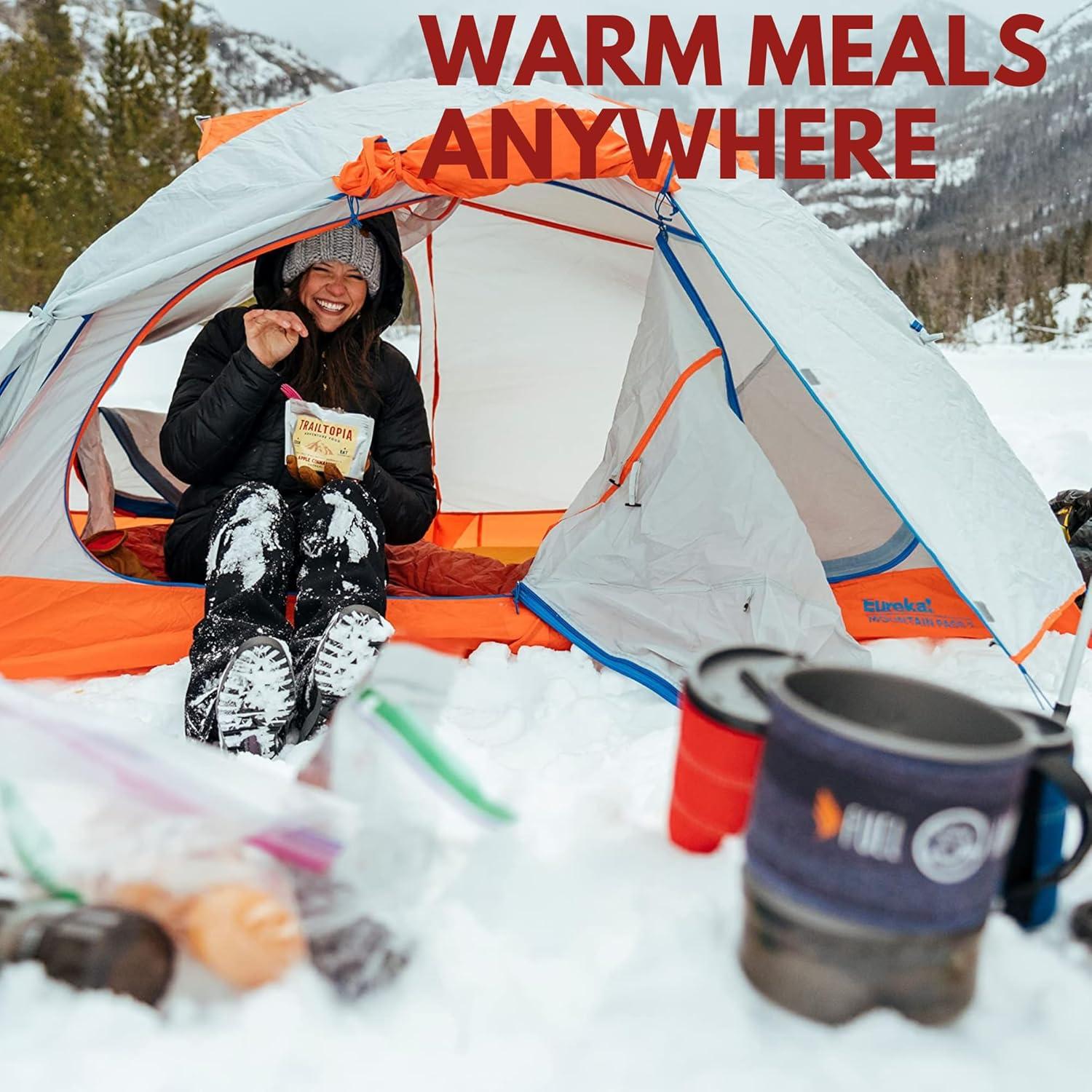 imageTrailtopia Chicken Stew with Noodles Freeze Dried Hiking Dinner Delicious Taste Quick ampamp Easy Prep Lightweight Perfect for Camping ampamp Backpacking High Energy Meals for Outdoor AdventuresSweet Potato Chili Mac