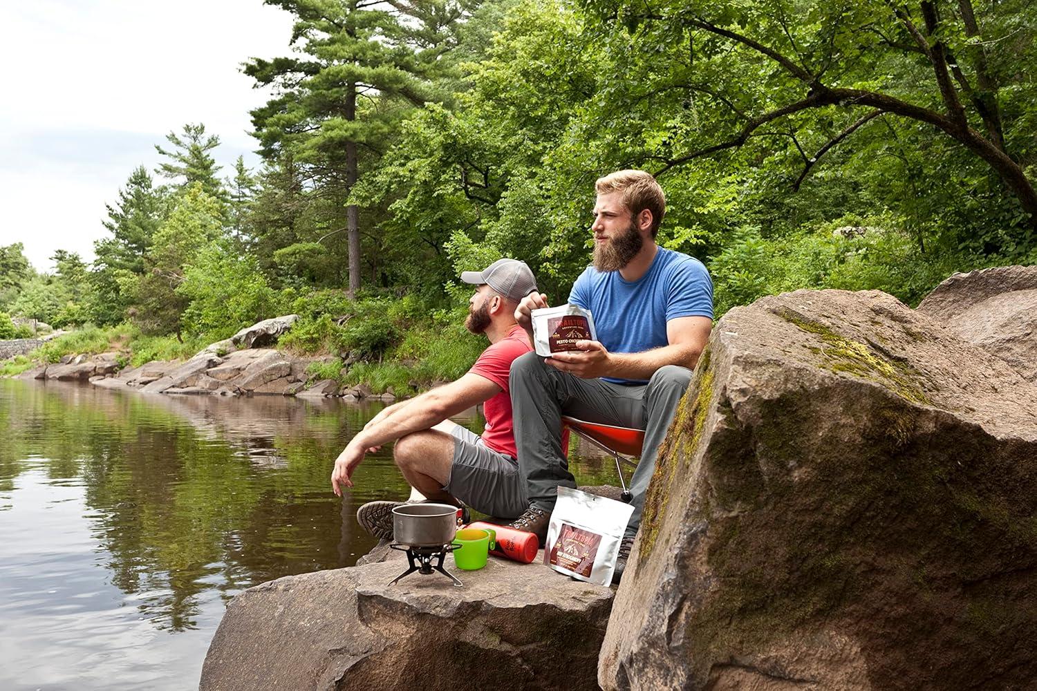 imageTrailtopia Chicken Stew with Noodles Freeze Dried Hiking Dinner Delicious Taste Quick ampamp Easy Prep Lightweight Perfect for Camping ampamp Backpacking High Energy Meals for Outdoor AdventuresPesto Chicken Pasta