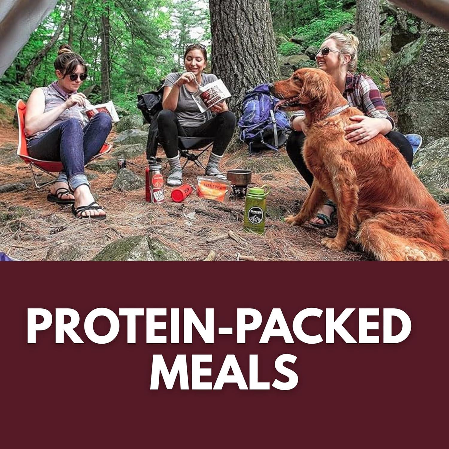 imageTrailtopia Chicken Stew with Noodles Freeze Dried Hiking Dinner Delicious Taste Quick ampamp Easy Prep Lightweight Perfect for Camping ampamp Backpacking High Energy Meals for Outdoor AdventuresPesto Chicken Pasta