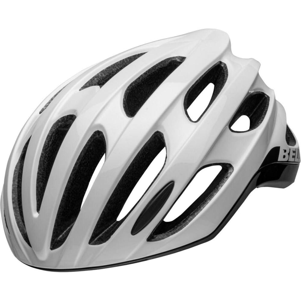 imageBELL Formula MIPS Adult Road Bike HelmetMatteGloss WhiteBlack