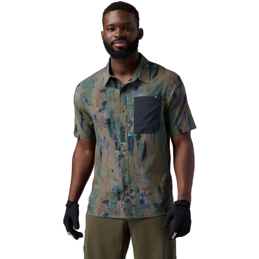 imageBackcountry Slickrock ShortSleeve ButtonUp Jersey MensCamo Pendula Print