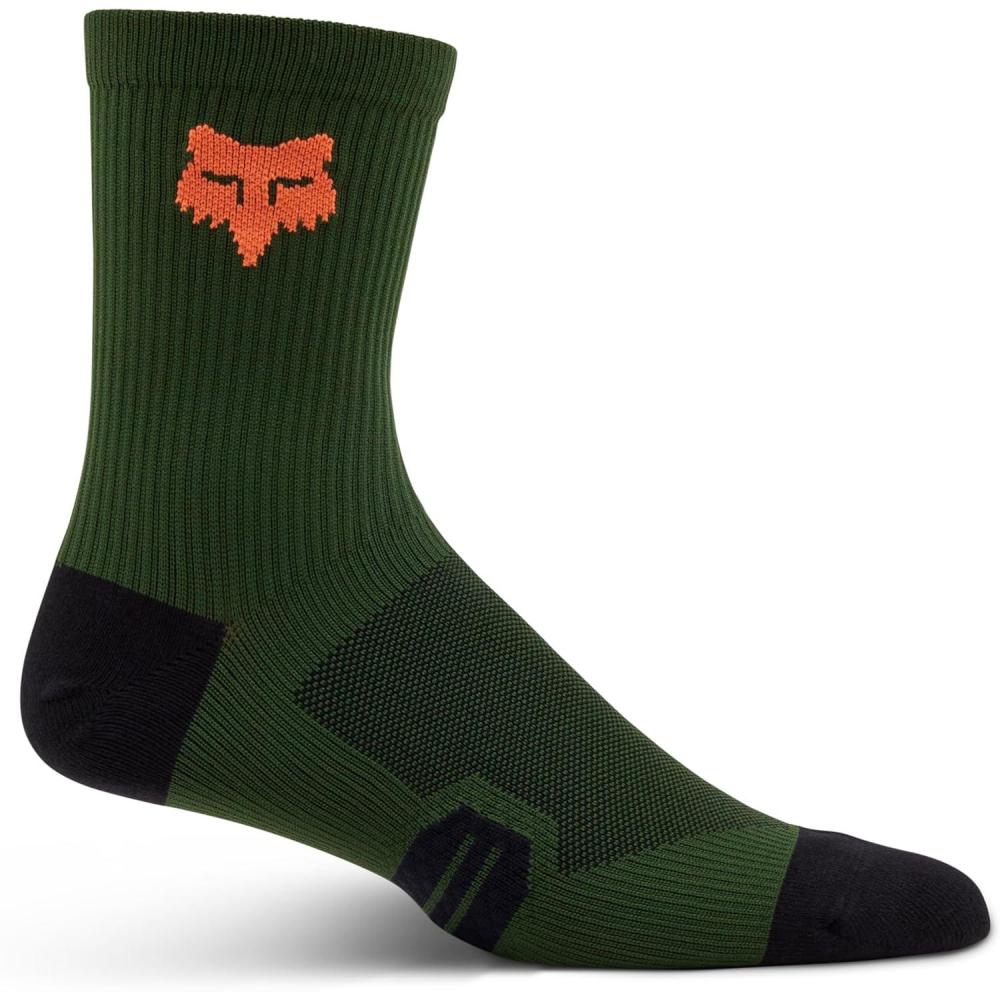 imageFox Racing Unisex 6quot Ranger SockSocksGreen