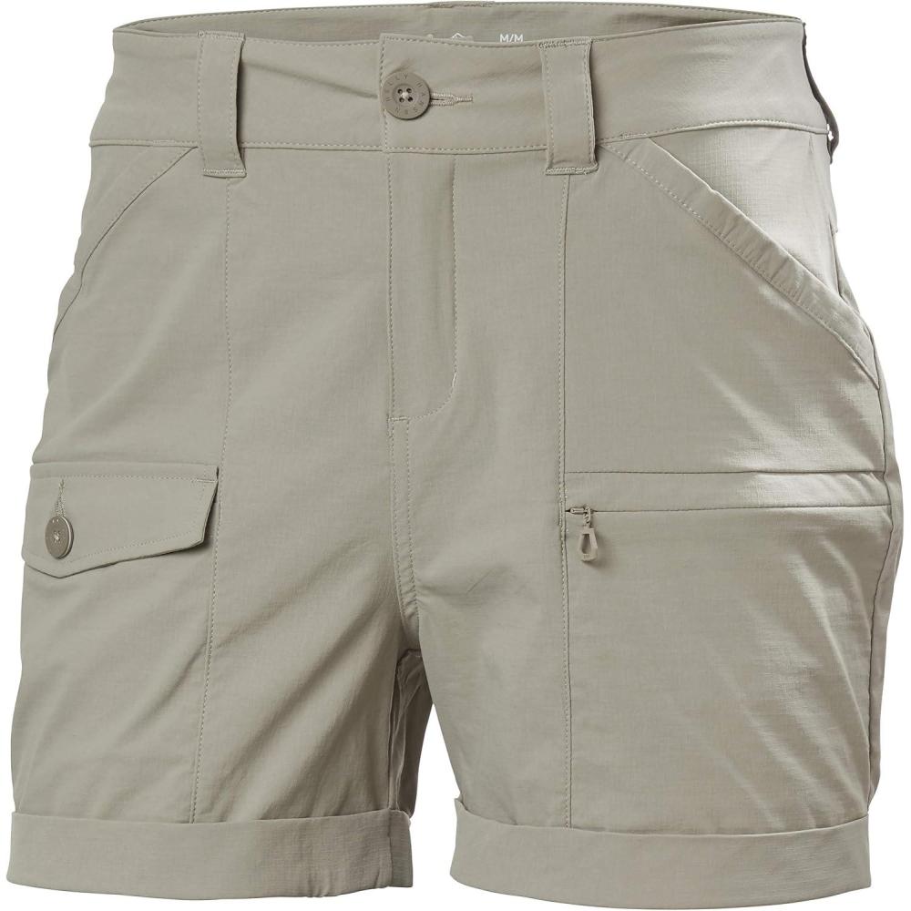 imageHellyHansen Womens Maridalen Hiking Short UPF 40 Mountain Short Multiple Colors706 Aluminum