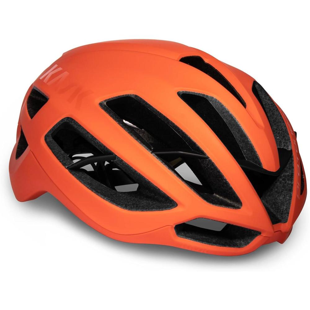 imageKASK Protone Icon Bike Helmet I Aerodynamic Road Cycling Mountain Biking ampamp Cyclocross HelmetTangerine Matt