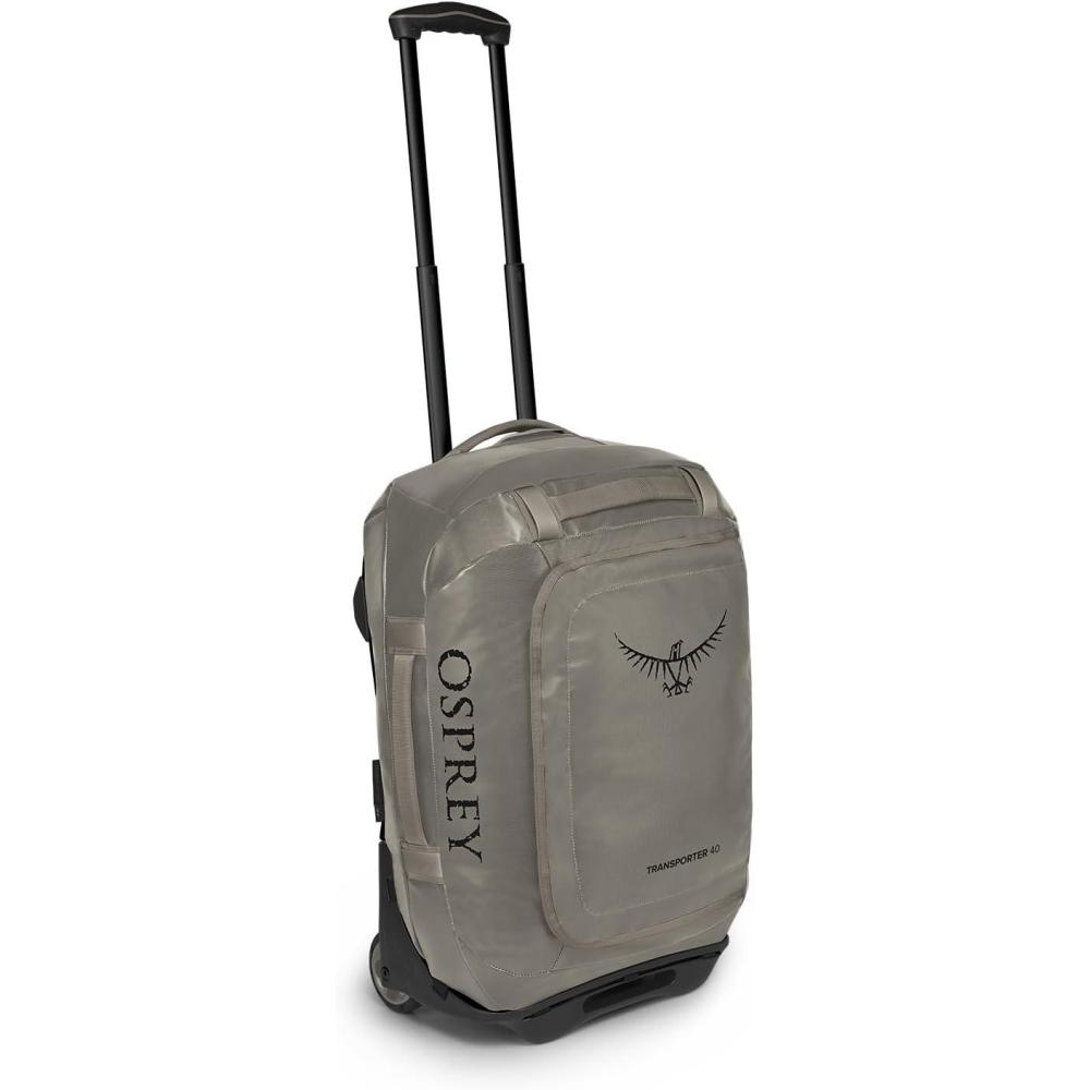imageOsprey Transporter 40L Wheeled Travel Duffel Bag Venturi BlueTan Concrete