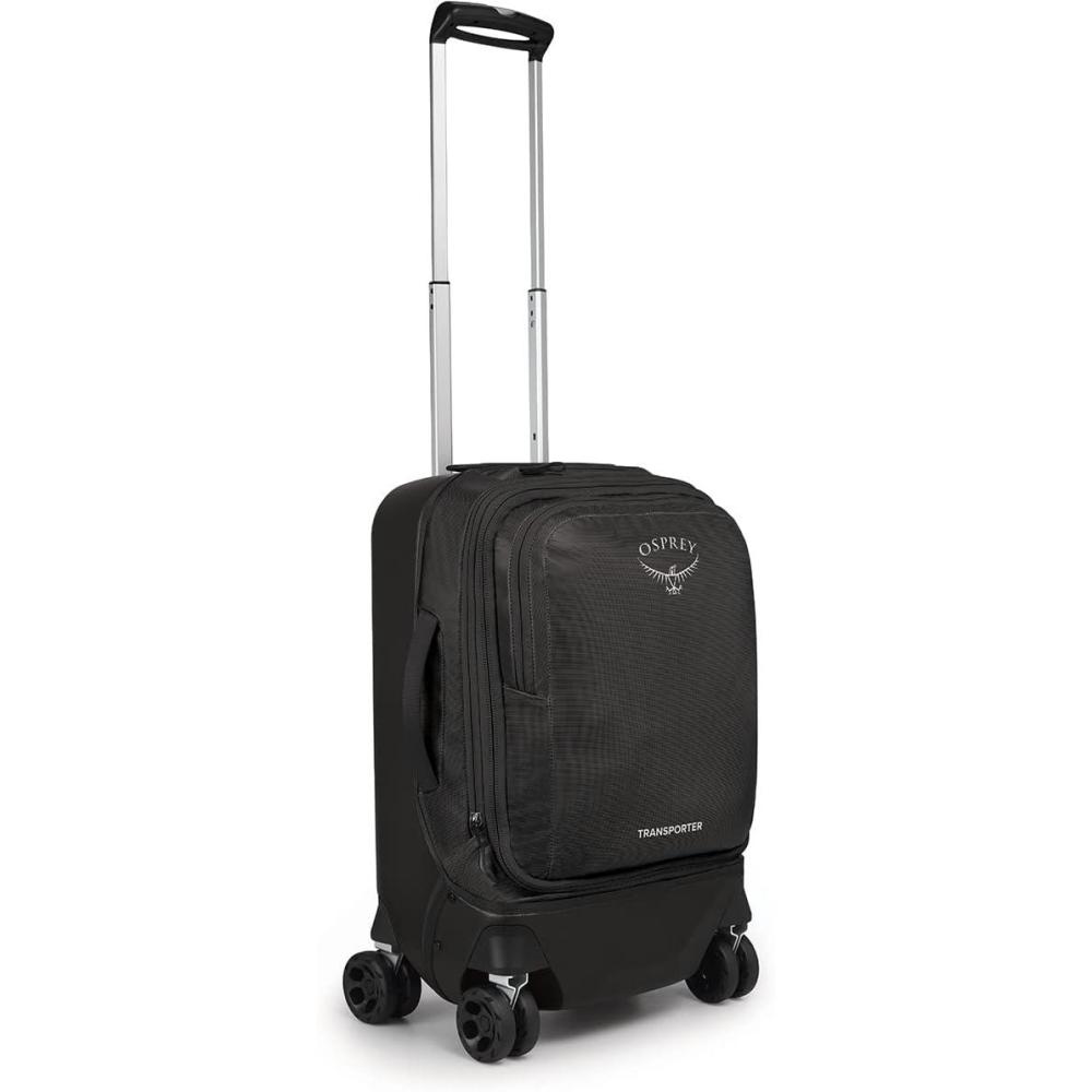 imageOsprey Transporter Hybrid Carry On Luggage 4 Spinner Wheels 22quot36L BlackBlack