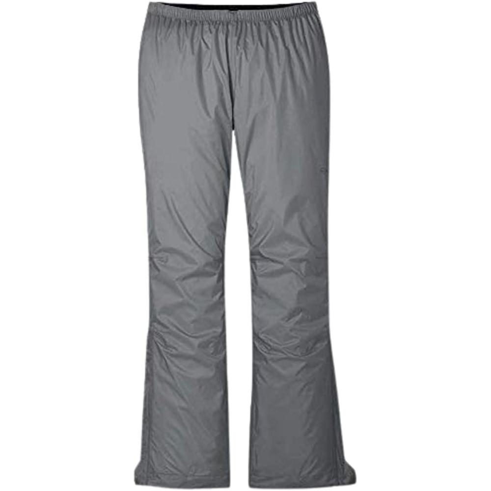 imageOutdoor Research Womens Helium Rain Pants Breathable ampamp Weatherproof PantsLight Pewter