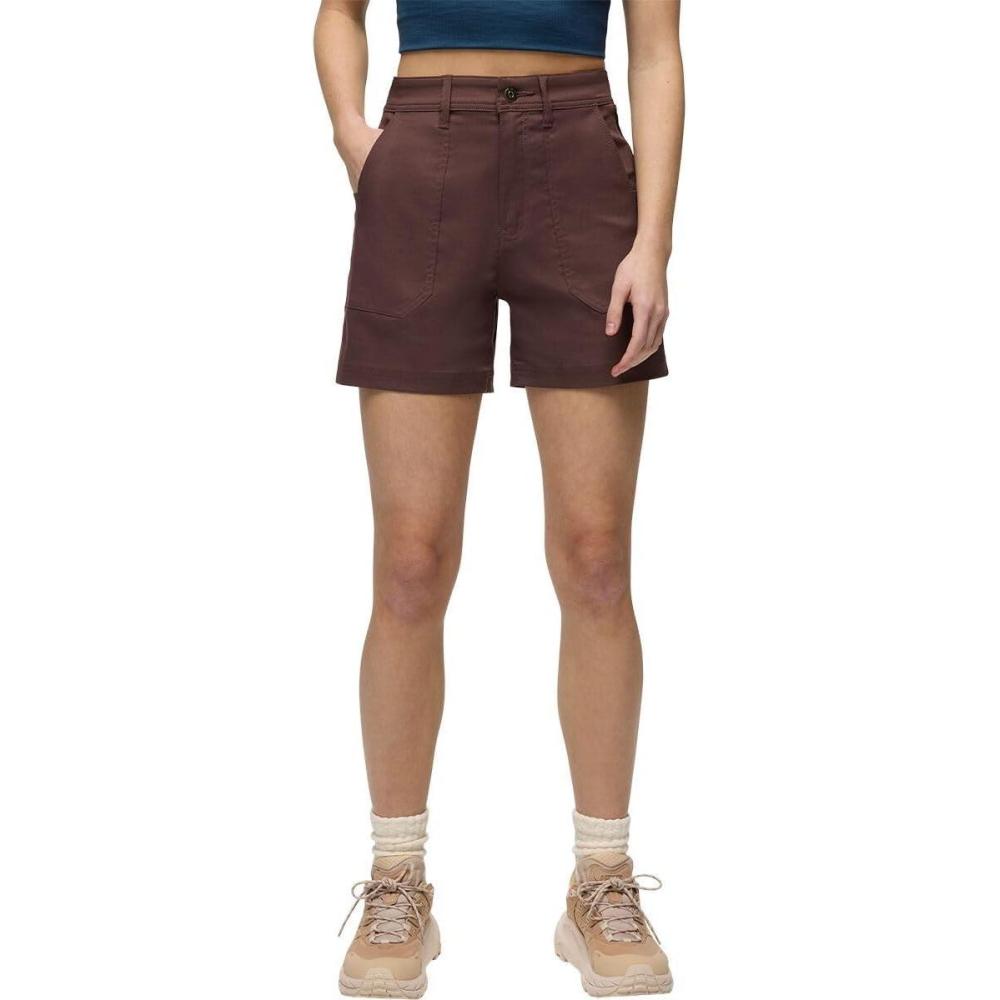 imagePrana Womens Stretch Zion Cargo Short Mocha