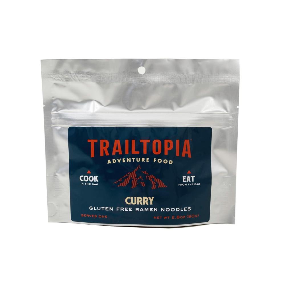imageTrailtopias Best Instant Ramen for Camping GlutenFree Dehydrated Meal with Premium Chicken Flavored Noodles Amazing Taste Quick Prep Lightweight Camping Food for BackpackingCurry