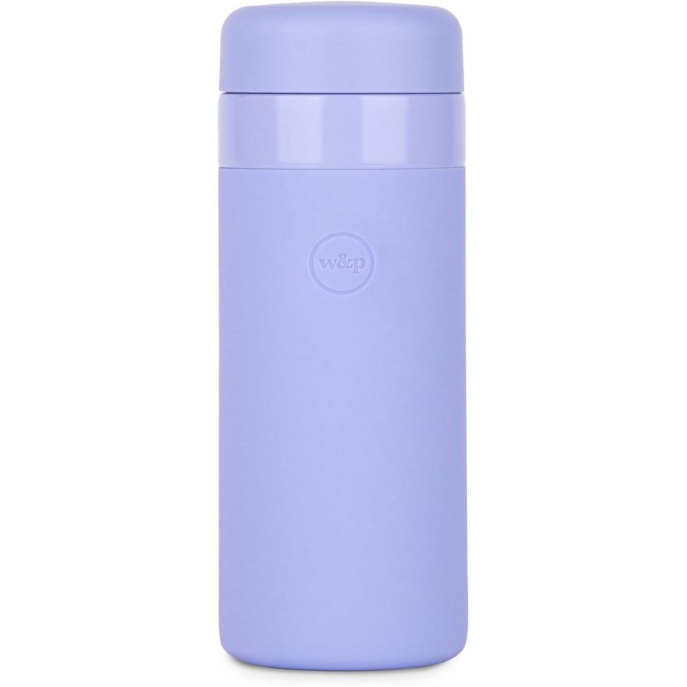 imageWampampP Porter Insulated Water Bottle 20oz Lavender Vacuum Insulated Stainless Steel with Ceramic Coating Leak Proof Dishwasher SafeLavender