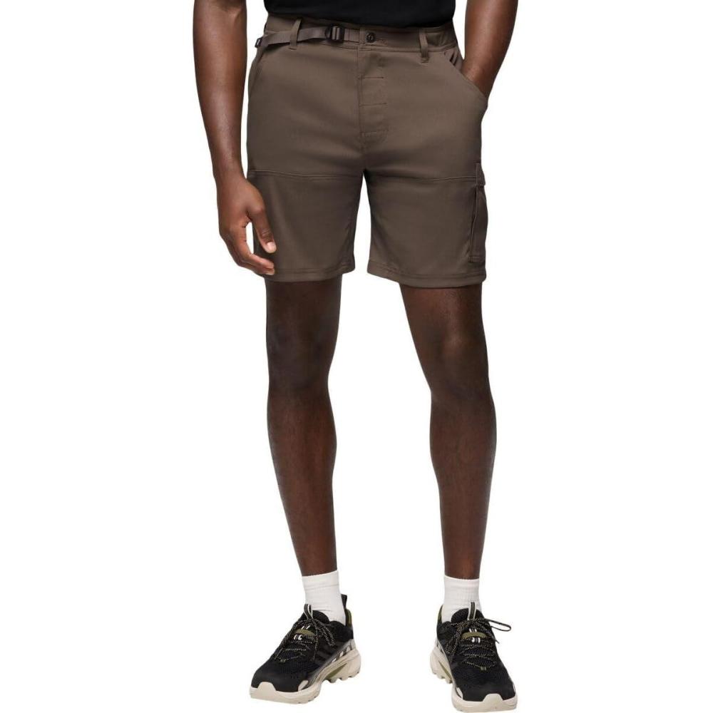 imageprAna Mens Stretch Zion ShortsMud