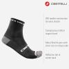 CASTELLI, Rosso Corsa Pro 9 Limited Edition Sock(Black)