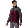 Columbia Steens Mountain 2.0 Full Zip Fleece Jacket(Shark/Rich Wine)