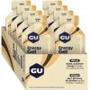 GU Energy Original Sports Nutrition Energy Gel, Strawberry Banana, 24 Count Box(Vanilla Bean)