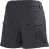 Helly-Hansen Womens Maridalen Hiking Short, UPF 40+ Mountain Short, Multiple Colors(980 Ebony)