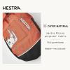 Hestra Baby Zip Long Mitt (Child 1-9yrs) | Waterproof, Insulated Mittens for Toddlers & Kids for Winter & Playing in The Snow(Orange Print)