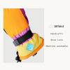 Hestra Gauntlet CZone Junior Mitt (Youth 4-13yrs) | Waterproof, Insulated Kids Snow Mittens for Winter, Skiing & Playing in The Snow(Orange Multi)