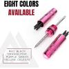 KOM Cycling Tubeless Tire Repair Kit for Bikes 8 Colors! Fixes Mountain Bike and Road Bicycle Tire Punctures(Pink)