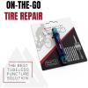 KOM Cycling Tubeless Tire Repair Kit for Bikes 8 Colors! Fixes Mountain Bike and Road Bicycle Tire Punctures(Pink)