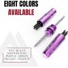 KOM Cycling Tubeless Tire Repair Kit for Bikes 8 Colors! Fixes Mountain Bike and Road Bicycle Tire Punctures(Purple)