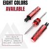 KOM Cycling Tubeless Tire Repair Kit for Bikes 8 Colors! Fixes Mountain Bike and Road Bicycle Tire Punctures(Red)