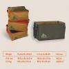 Kelty CAR-GO-Box – Camping, Tailgating, Travel Organization Kit for Trucks, Vans, SUVs, Cars – Color Coded Packing Cubes, Rugged Fabric, 45L