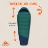 Kelty Sleeping-Bags Kelty Mistral Synthetic Camping Sleeping Bag(Posey Green / Pageant Blue)