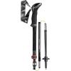 LEKI Makalu FX Carbon Trekking Poles – Foldable Collapsible Lightweight Walking Poles for Hiking(Black-Orange-Carbon)