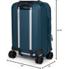 Osprey Transporter Hybrid Carry On Luggage, 4 Spinner Wheels, 22″/36L, Black(Venturi Blue)