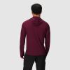 Outdoor Research Men’s Echo Hoodie – Lightweight UPF 15 Sun Shirt, Moisture-Wicking, Odor Control, Breathable(Winterberry)