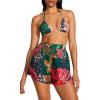 Vitamin A Women’s Swimwear The Getaway Short Swimsuit Cover Up(Painted Jungle)