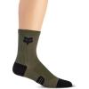 Fox Racing Unisex 6″ Ranger SockSocks(Olive Green)