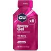 GU Energy Original Sports Nutrition Energy Gel, Strawberry Banana, 24 Count Box(Tri-Berry)