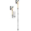 LEKI Cressida FX Carbon Collapsible Lightweight Walking Poles for Trekking & Hiking(Brown-Lightblue-Metallic)