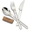 Primus | CampFire Cutlery Set | Stainless Steel Knife, Fork, and Spoon for Camping & Outdoor Cooking(Silver)