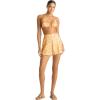Vitamin A Women’s Swimwear The Getaway Short Swimsuit Cover Up(Creamsicle)