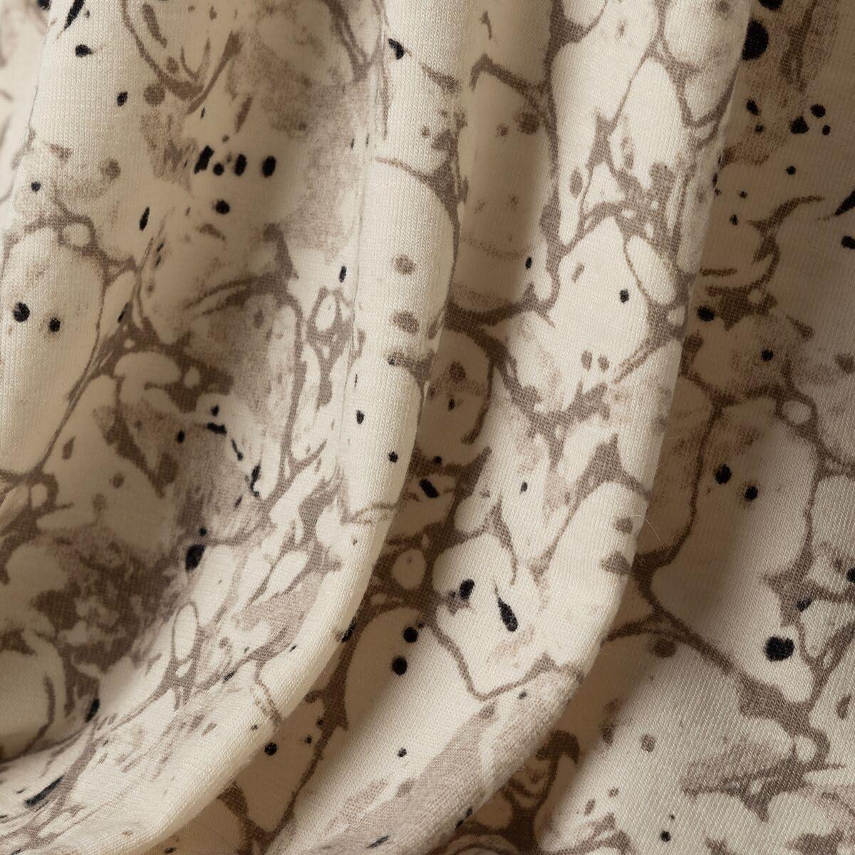 imageBackcountry Cedars RWS Merino LtWt Baselayer Cropped Crew Top WomensFog Zastrugi Print