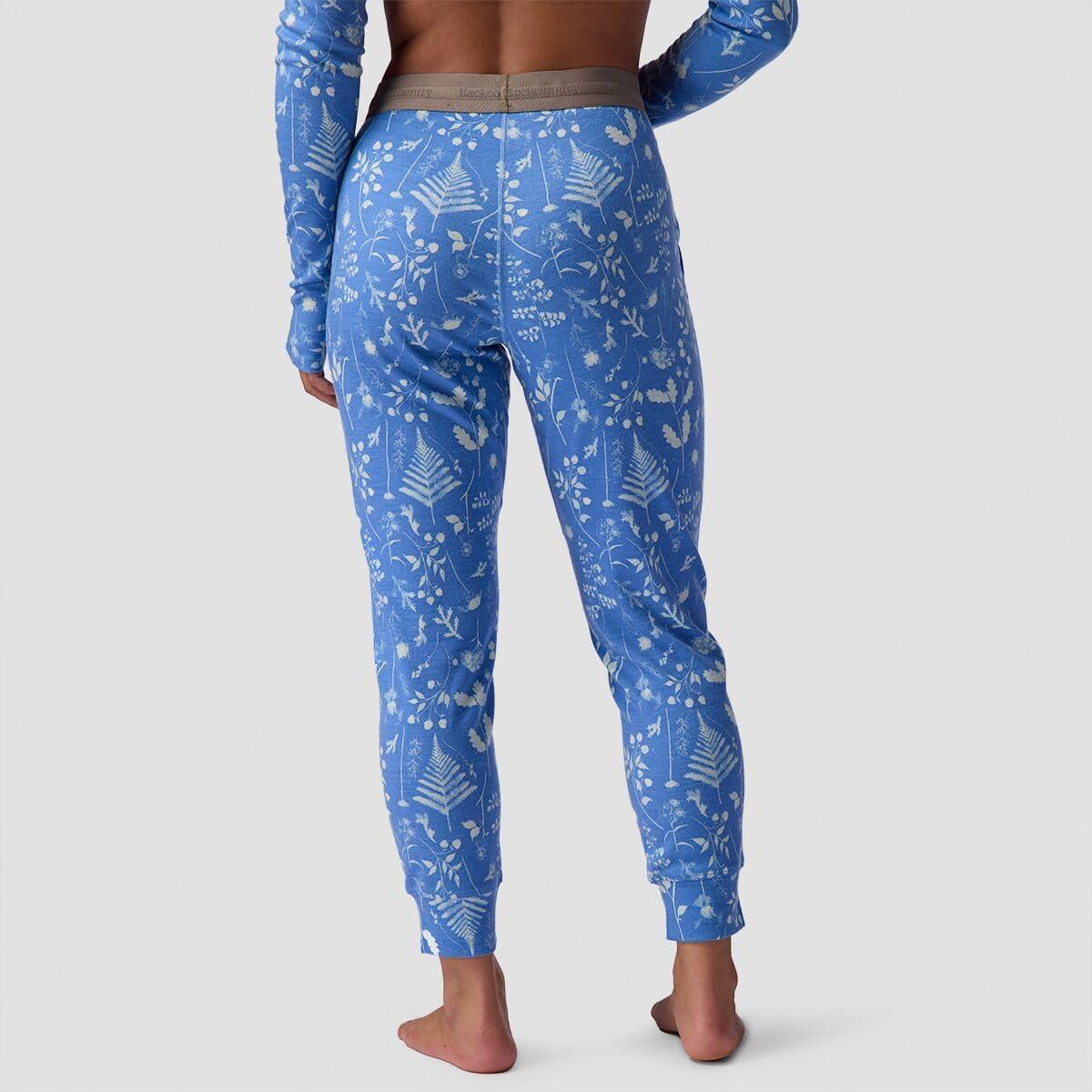 imageBackcountry Cedars RWS Merino MidWt Baselayer Jogger Bottom WomensDeja Blue Print