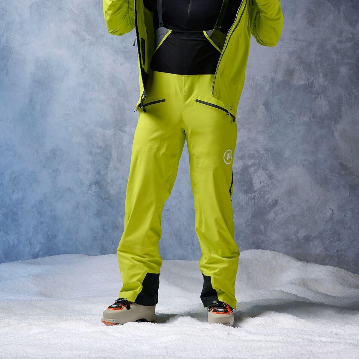 imageBackcountry GORETEX WINDSTOPPER Hybrid Touring Bib Pant MensLime Punch