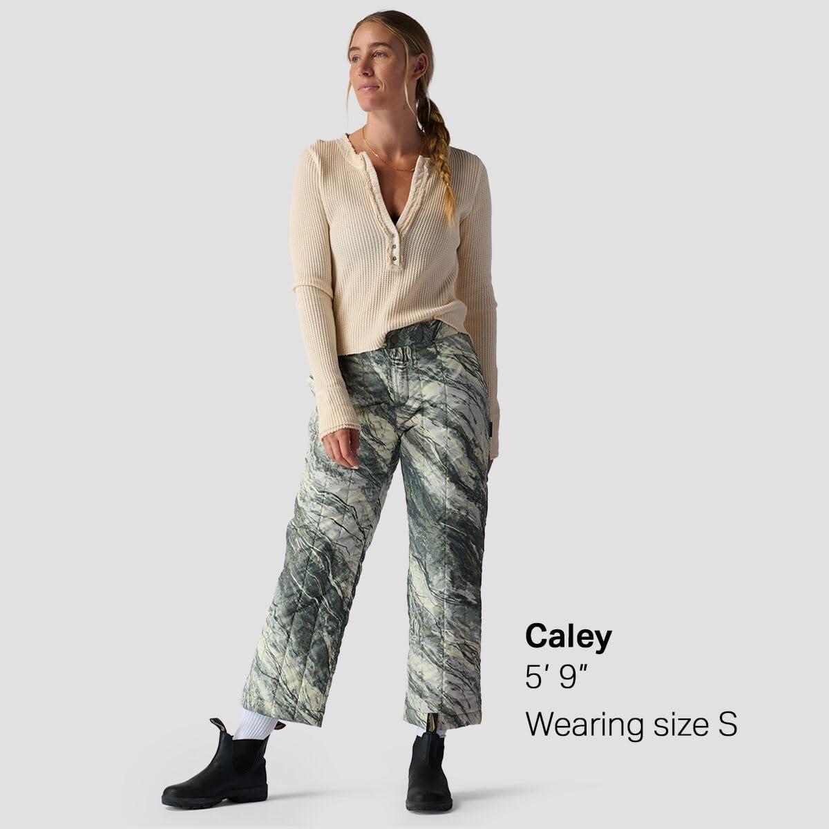imageBackcountry Oakbury Print Synthetic Quilted Pant WomensDesert Stone Green Print