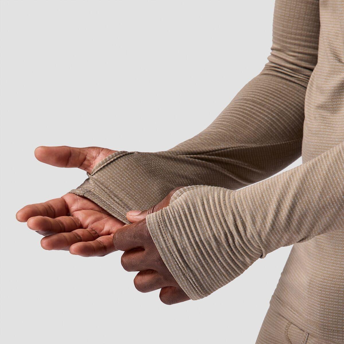 imageBackcountry Pines Microgrid UltraLt Baselayer 12Zip Scuba Top MensFallen Rock