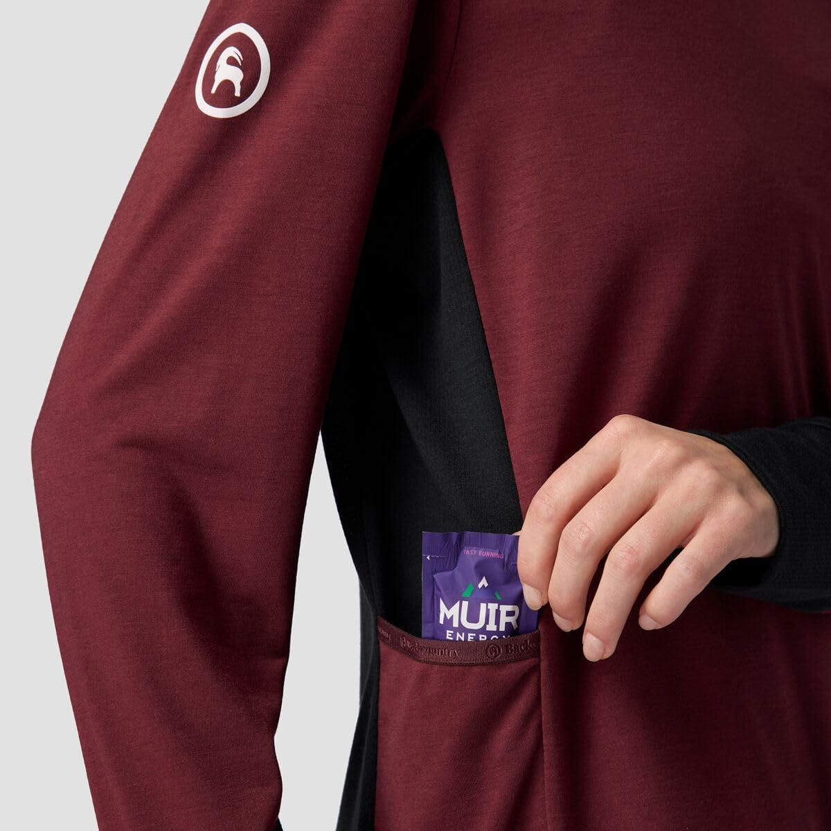 imageBackcountry Slickrock Drirelease LongSleeve Tech TShirt WomensRed MahoganyBlack