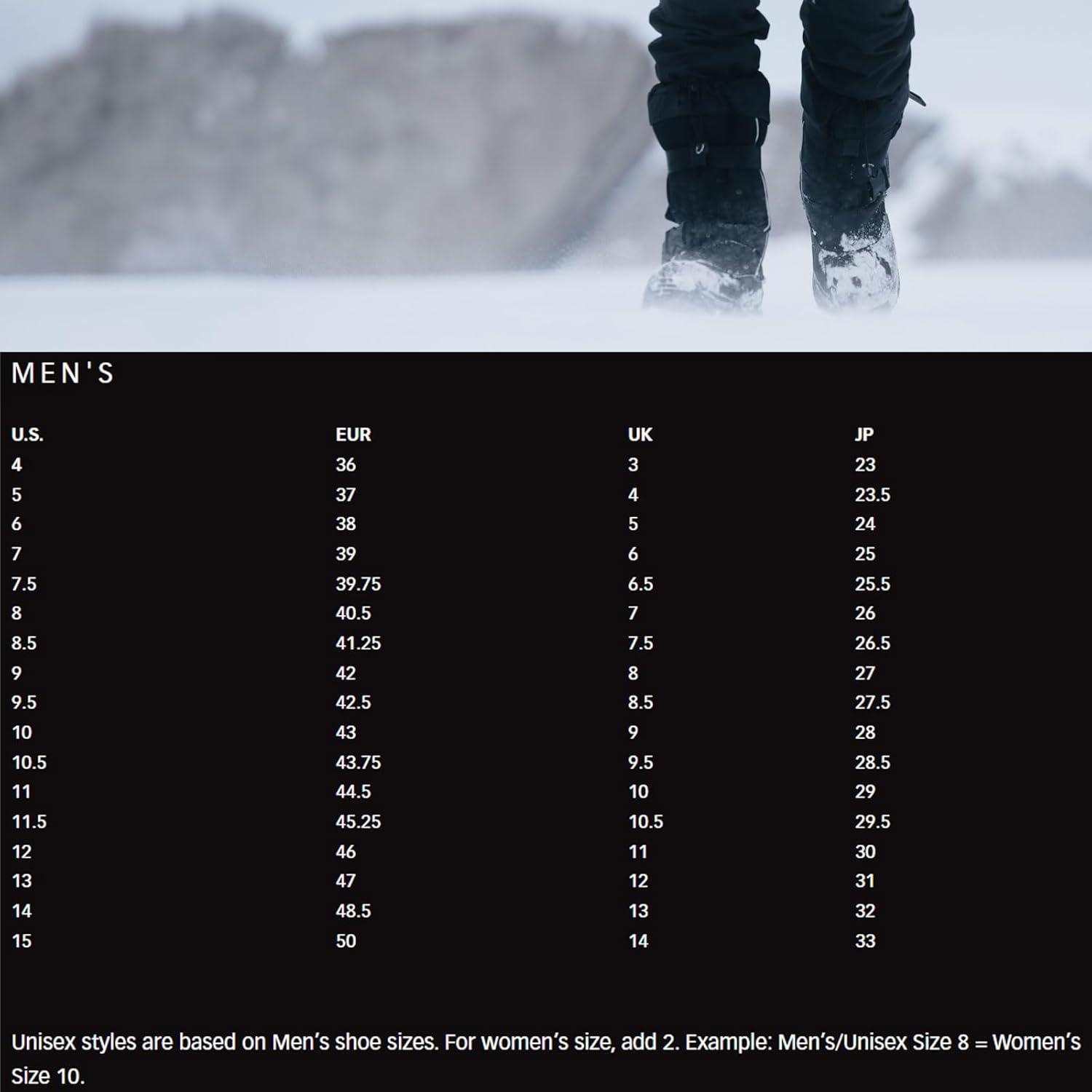 imageBaffin Impact Mens Boots Midcalf Height Available in Black ampamp White color for Extreme Cold weather Snow andor Icecovered environments Snowshoe CompatibleBlack